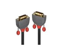 LINDY Anthra Linea 5 M Dvi-D Cavo Video Dual-Link Maschio - Protezione - Nero