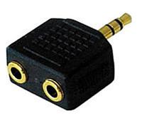 Lindy Audio Adapter 3.5 mm Nero