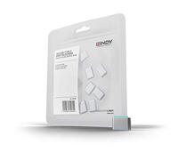 LINDY 40466 - Serratura porta USB-C (10x serrature), blu