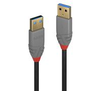 Lindy 36753 cavo USB 3 m USB 3.2 Gen 1 3.1 Gen 1 USB A Nero, Grigio 3M USB 3.0 TYPE A TO - A ANTHRA LINE