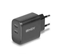 Lindy - Caricatore USB 2 x Tipo C GAN da 65 W