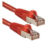 Lindy Cat.6 S/FTP 0.5m cavo di rete Rosso 0,5 m Cat6 S/FTP [S-STP] (Cat.6 S/Ftp 0.5M Networking - Cable Red Cat6 S/Ftp [S-Stp] NEW