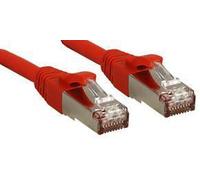 Cavo di Rete Patch Cat.6 SSTP - S/FTP PIMF privo di alogeni, rosso, 30m