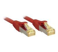 Lindy Cavo RJ45 S/FTP LSOH rosso, 2m