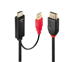 Lindy Cavo adattatore attivo 5m HDMI verso DisplayPort 4K30Hz - Nouvo