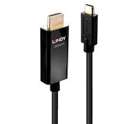 LINDY Cavo e Adattatore Video 2 M USB Tipo-C Hdmi Tipo a (Standard) Nero - 43292