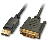 LINDY 41490 - DP su DVI Single Link, 1200 p, nero, 1,0 m.