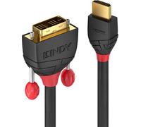 Lindy 36274 cavo e adattatore video 5 m HDMI tipo A Standard DVI-D Nero