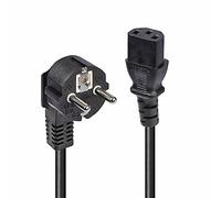 Lindy 30335 cavo di alimentazione Nero 2 m Spina di alimentazione di tipo F Accoppiatore C13