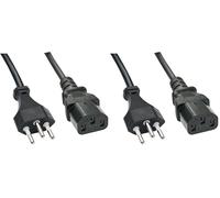 Lindy Cavo Alimentazione IEC-C13 CH 2m (Confezione da 2)