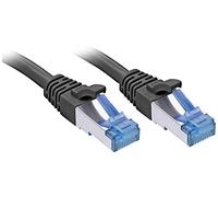 Lindy Cavo di rete 47418 Cat.6A S/FTP TPE Nero 10 m