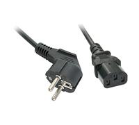 LINDY cavo di alimentazione 0,7 m con spina di tipo A IEC C13 Nero