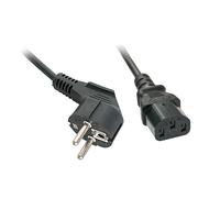 Lindy 30337 cavo di alimentazione Nero 5 m CEE7/7 Accoppiatore C13