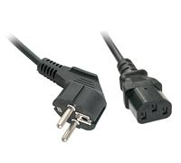 Lindy 30337 cavo di alimentazione Nero 5 m CEE7/7 Accoppiatore C13