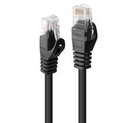 Lindy Cavo di rete Cat.6 Basic U/UTP connettore RJ45 non schermato 2 m Nero