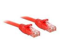 Lindy Cavo di rete 48033 Cat6 U/UTP Rosso 2 m