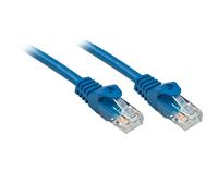 Lindy Cavo di rete RJ-45/RJ-45 Cat6 U/UTP non schermato guaina PVC 0,3 m Blu