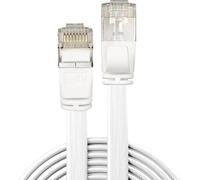 Lindy Cavo di rete Flat 47541, Cat.6A U/FTP, Bianco, 1 m