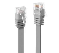 Lindy Cavo di Rete Flat U/UTP Cat6 Grigio 5m