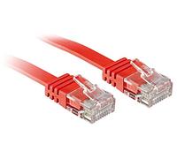 Lindy 0.3m Cat.6 cavo di rete Rosso 0,3 m Cat6