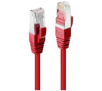 Lindy Cavo di Rete Patch Cat.6 SSTP - S/FTP PIMF Privo di alogeni, Rosso, 0,3m