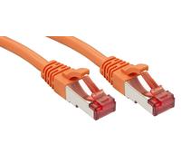 Lindy Cavo di rete S/FTP Cat.6, Arancione 1m
