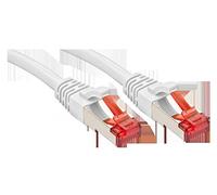 Lindy Cavo di rete S/FTP Cat.6, Bianco 1m