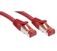 Lindy Cavo di rete S/FTP Cat.6, Rosso 3m