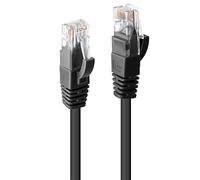 Lindy Cavo di rete U/UTP 48075 Cat.6 0,3 m Nero