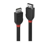LINDY Cavo DisplayPort 0,5 m Nero con risoluzione 4096x2160 e placcatura oro