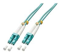 Lindy 46404 cavo a fibre ottiche 100 m LC OM3 Turchese - Lindy 46404,