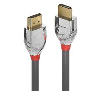 LINDY - Cavo HDMI 2.0 Cromo Line 1 Metro, Cavetto High Speed 4k@60Hz 18G 3D 1080