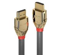Lindy Cavo HDMI 37865 Alta Velocità Linea Gold 7,5 m HDMI tipo A Oro, Grigio
