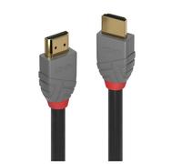 LINDY 36968 HDMI Cavo Spina HDMI-A, Spina HDMI-A 15.00 m Nero, Grigio Cavo HDM