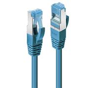 Lindy Cavo Patch Cat.6A S/FTP PIMF privo di Alogeni Blu, 7,5m