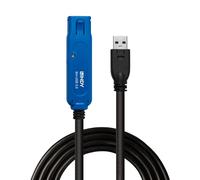 LINDY - Cavo Prolunga USB 3.0 Active Extension Pro 8 Metri, Connettore USB Tipo A Maschio a Femmina, Velocità di Trasferimento Dati Super Speed fino a 5 Gbps per Webcam, Stampanti, Lettori di Schede