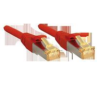 Lindy Cavo RJ45 S/FTP LSOH Rosso, 2m