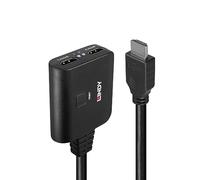 LINDY 38356 - Cavo splitter HDMI, 2 porte, 4K 60 Hz