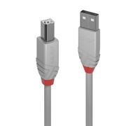 Lindy Cavo USB 2.0 Tipo A a B Anthra Line 5 m Nero