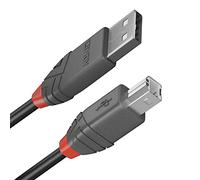 Lindy cavo usb 2.0 tipo a a b anthra line 7.5mt