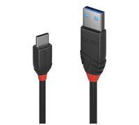 LINDY - Cavo Usb 3.1 Tipo C A A 3a Black Line, 1m