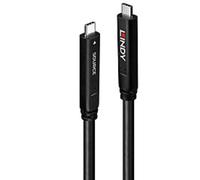 Lindy 43333 cavo USB 10 m 3.2 Gen 1 (3.1 1) C Nero [43333]