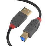 Lindy 36743 cavo USB 3 m USB 3.2 Gen 1 3.1 Gen 1 USB A USB B Nero, Grigio