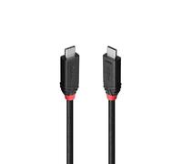 LINDY - Cavo USB 4 da 2 m, 240 W, tipo C, 40 Gbps, nero
