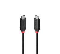 LINDY - Cavo USB 4 da 2 m, 240 W, tipo C, 40 Gbps, nero