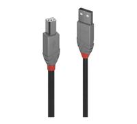 Lindy 36675 cavo USB USB 2.0 5 m USB A USB B Nero