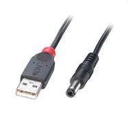 LINDY 70267 - Cavo di alimentazione USB > DC 5,5 / 2,5 mm, 1,5 m