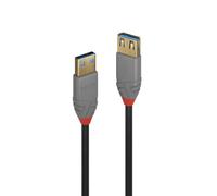 LINDY Cavo USB Cavo USB 3 m USB A Nero con Placcatura Oro