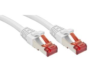 LINDY compatible Cat.6 S/FTP Cable white 10m
