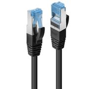 LINDY compatible Cat.6A S/FTP LSOH Black 10m